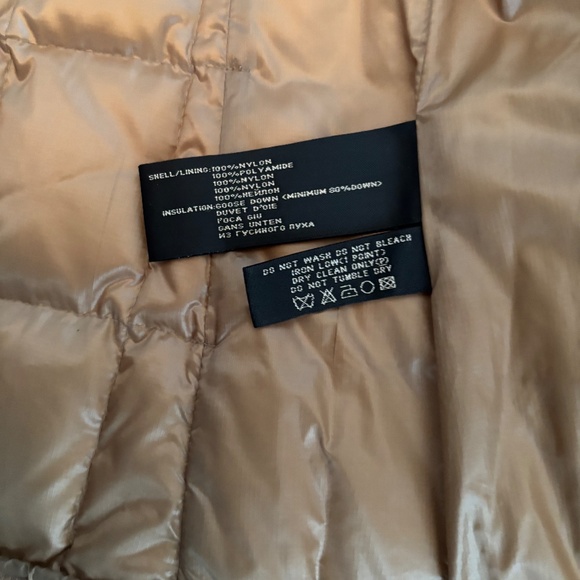 Ralph Lauren Black Label gold quilted puffer with down fill- size XS- v rare! - Picture 10 of 16